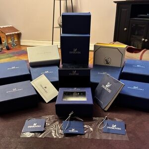 Swarovski Blue and Silver Gift Boxes Collection